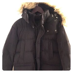 Black Puffer w/ Hooded